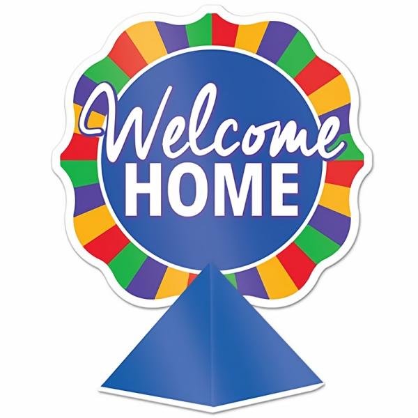 Centerpieces | 3-D Foil Welcome Home Centerpiece (Pack Of 12) Centerpieces Centerpieces