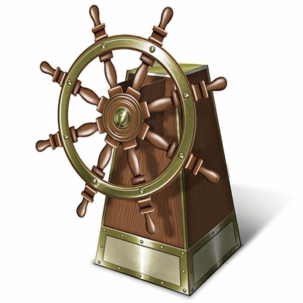 Centerpieces | 3-D Jointed Ship’s Helm Centerpiece (Pack Of 12) Centerpieces Centerpieces