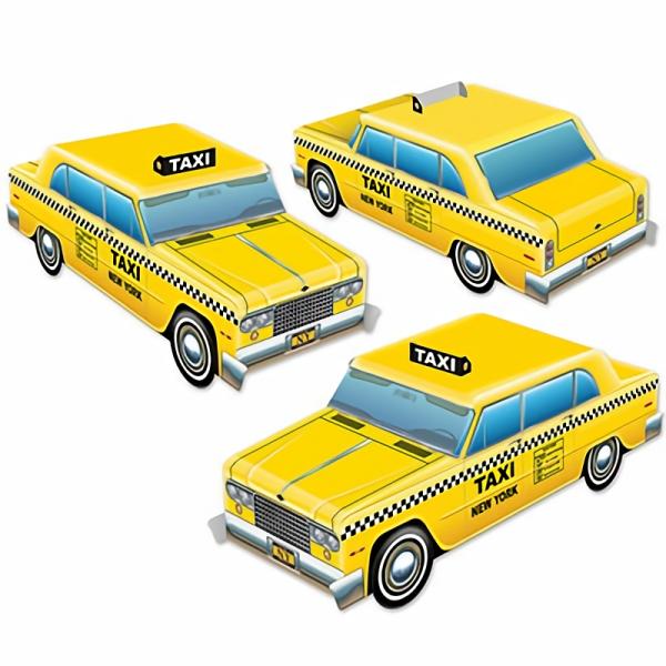 Centerpieces | 3-D Taxi Cab Centerpieces (Pack Of 36) Centerpieces Centerpieces