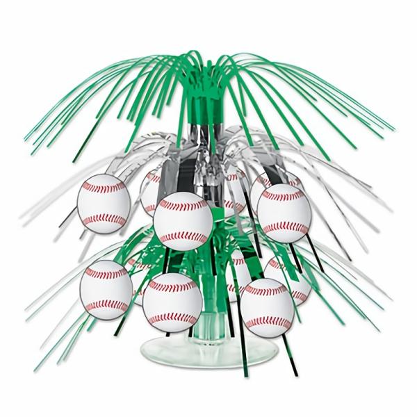 Centerpieces | Baseball Mini Cascade Centerpiece (Pack Of 12) Centerpieces Centerpieces