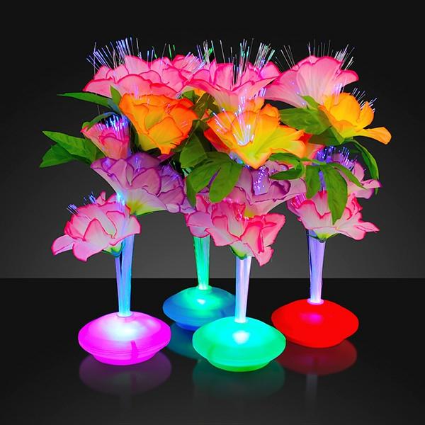 Centerpieces | Fiber Optic Led Flower Centerpieces (Pack Of 12) Centerpieces Centerpieces