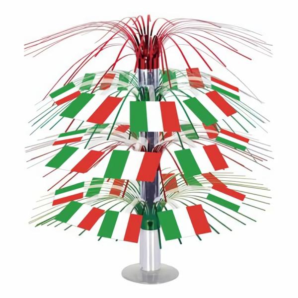 Centerpieces | Italian Flag Cascade Centerpiece (Pack Of 6) Centerpieces Centerpieces