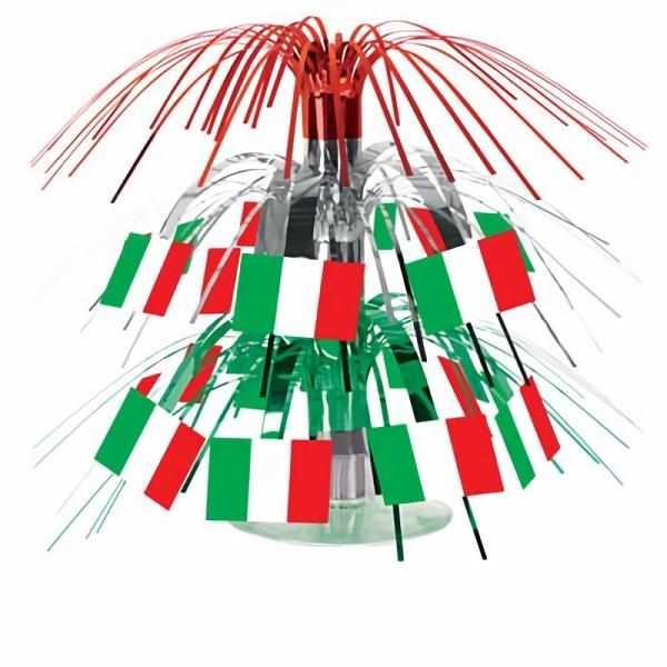 Centerpieces | Italian Flag Mini Cascade Centerpiece (Pack Of 12) Centerpieces Centerpieces