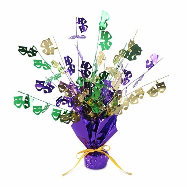 Centerpieces | Mardi Gras Gleam ‘n Burst Centerpiece (Pack Of 12) Centerpieces Centerpieces