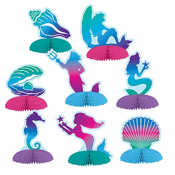 Centerpieces | Mermaid Mini Centerpieces (Pack Of 96) Centerpieces Centerpieces