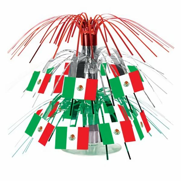 Centerpieces | Mexican Flag Mini Cascade Centerpiece (Pack Of 12) Centerpieces Centerpieces