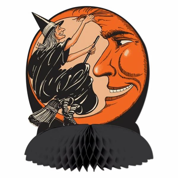 Centerpieces | Vintage Halloween Witch & Moon Centerpiece (Pack Of 12) Centerpieces Centerpieces