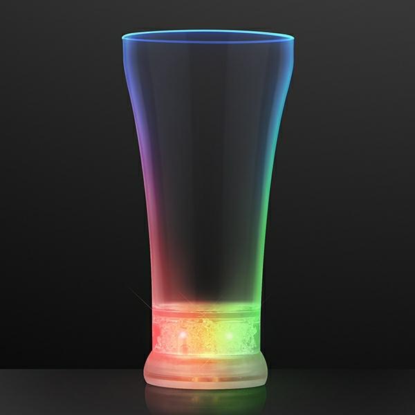 Cups | Multicolor Led Pilsner Glasses (Pack Of 12) Cups Cups