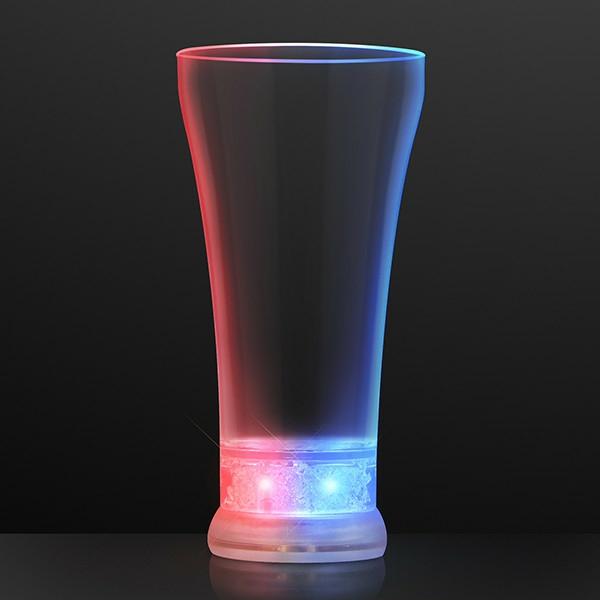 Cups | Patriotic Led Pilsner Glasses (Pack Of 12) Cups Cups