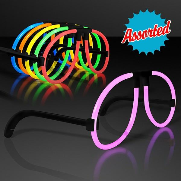 Eyeglasses | Neon Glow Glasses (Pack Of 12) Costume Accessories Eyeglasses