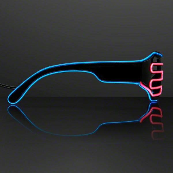 Eyeglasses | Slotted El Wire Glow Shades – Blue & Pink (Pack Of 3) Costume Accessories Eyeglasses