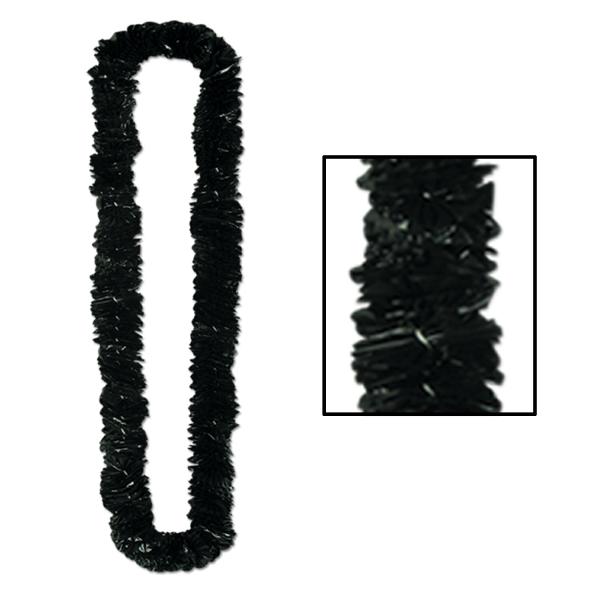 Leis | Black Soft-Twist Poly Leis (Pack Of 144) Costume Accessories Leis