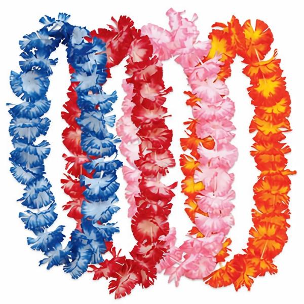 Leis | Hawaiian Floral Leis (Pack Of 24) Costume Accessories Leis