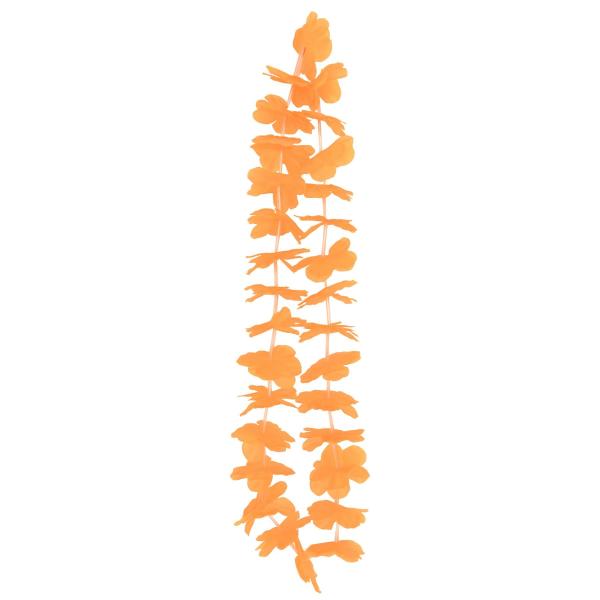 Leis | Orange Hawaiian Lei (Pack Of 12) Costume Accessories Leis