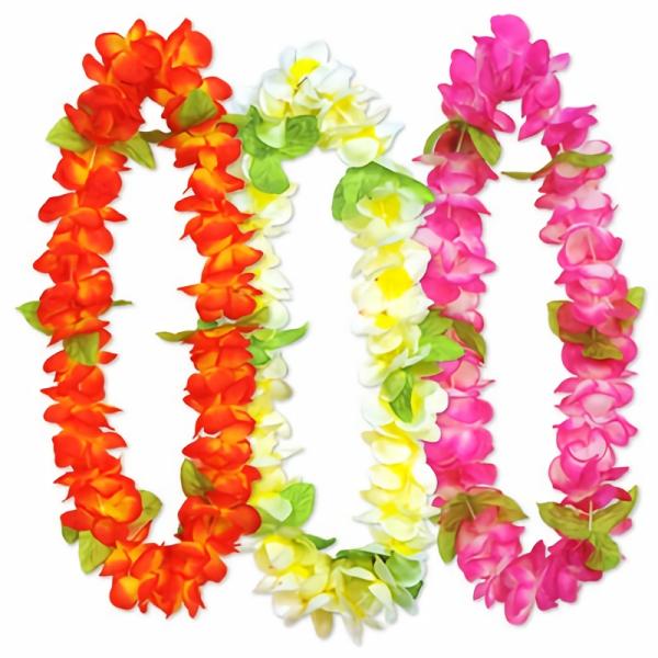 Leis | Sunset Floral Leis (Pack Of 18) Costume Accessories Leis