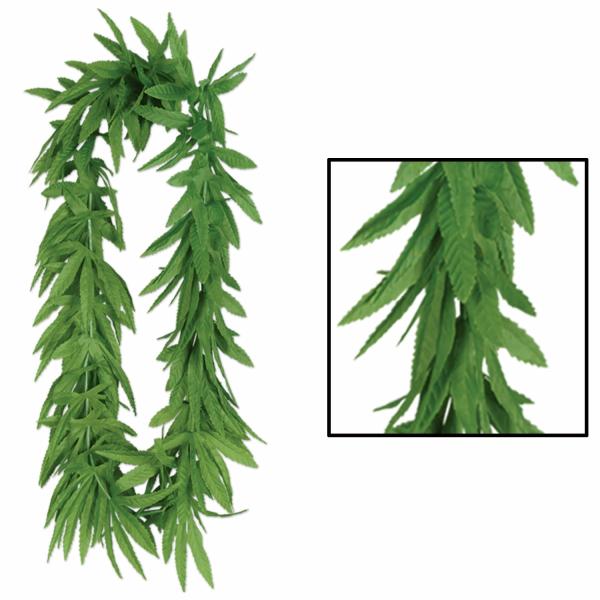 Leis | Tropical Fern Leaf Lei (Pack Of 12) Costume Accessories Leis