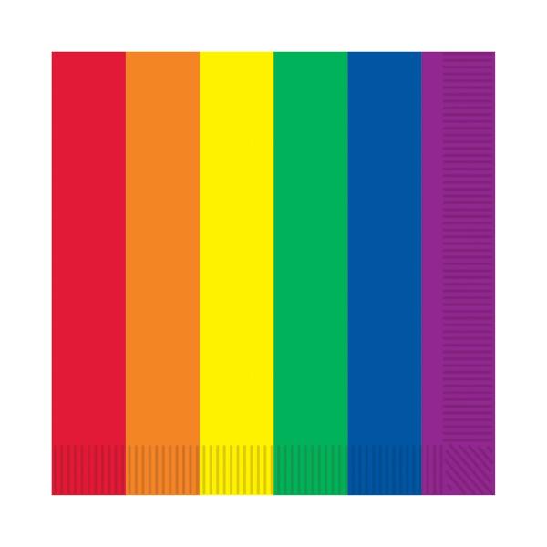 Napkins | Rainbow Beverage Napkins (Pack Of 192) Napkins Napkins