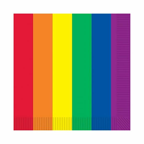 Napkins | Rainbow Luncheon Napkins (Pack Of 192) Napkins Napkins