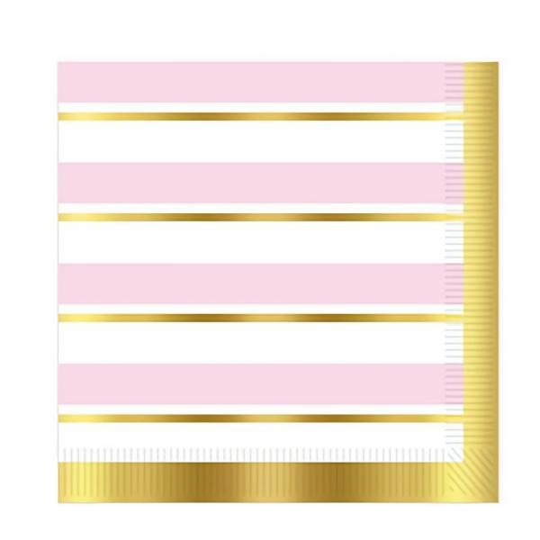 Napkins | Striped Luncheon Napkins (Pack Of 192) Napkins Napkins