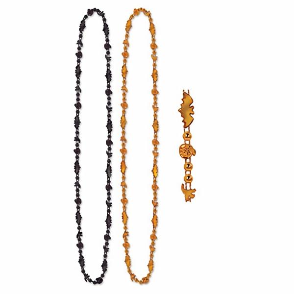 Necklaces | Halloween Beads (Pack Of 12) Costume Accessories Necklaces