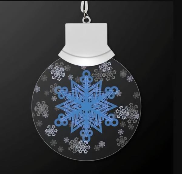 Necklaces | Led Animated Snowflake Necklace (Pack Of 12) Costume Accessories Necklaces