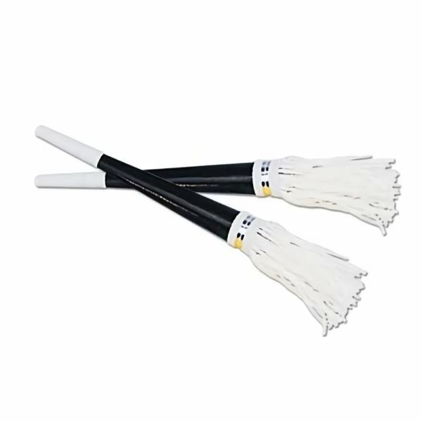 Noisemakers | Black Foil Horns With White Tassels (Pack Of 100) Noisemakers Noisemakers