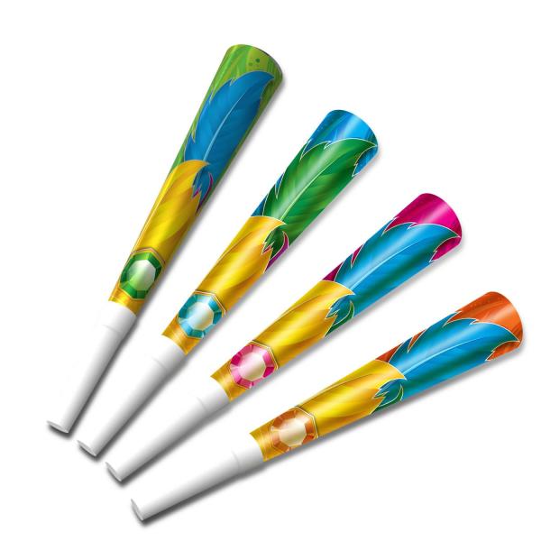 Noisemakers | Rio Horns (Pack Of 100) Noisemakers Noisemakers