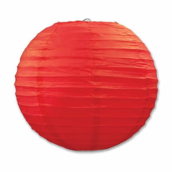 Paper Lanterns | Red Paper Lanterns (Pack Of 18) Hanging Decorations Paper Lanterns