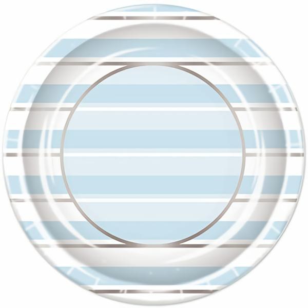 Paper Plates | Striped Plates (Pack Of 96) Paper Plates Paper Plates