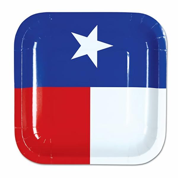 Paper Plates | Texas Plates (Pack Of 96) Paper Plates Paper Plates