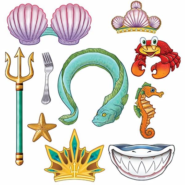 Photo Fun Signs | Mermaid Photo Fun Signs (Pack Of 120) Photo Fun Photo Fun Signs