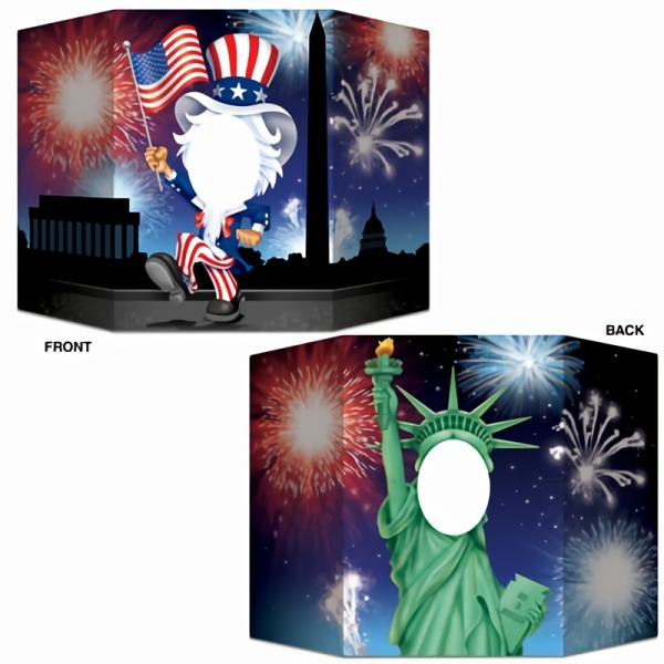 Photo Props | Patriotic Photo Prop (Pack Of 6) Photo Fun Photo Props