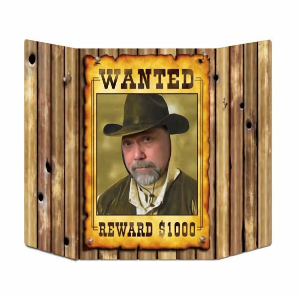 Photo Props | Wanted Poster Photo Prop (Pack Of 6) Photo Fun Photo Props