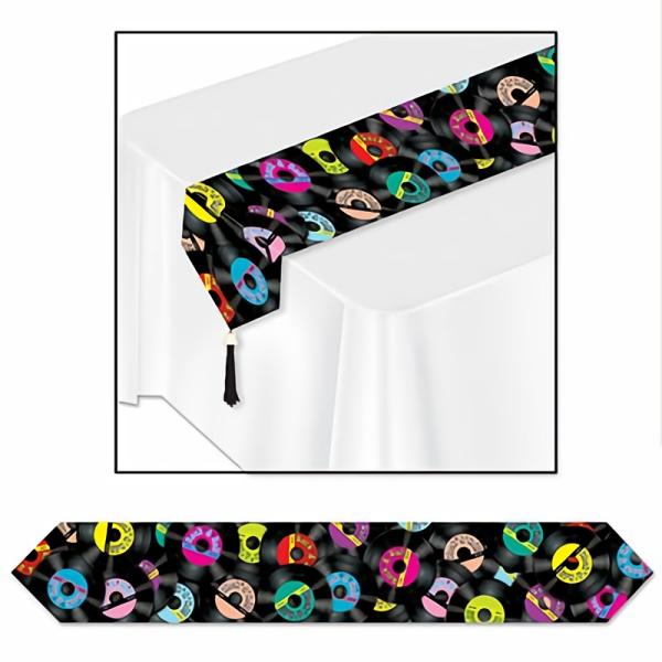 Table Runners | Printed Rock & Roll Table Runner (Pack Of 12) Table Decorations Table Runners