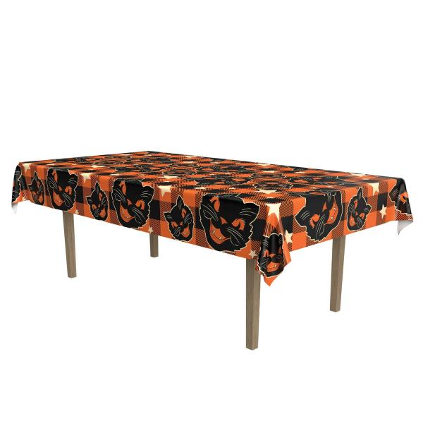 Tablecovers | Vintage Halloween Fabric Tablecover (Pack Of 12) Table Decorations Tablecovers