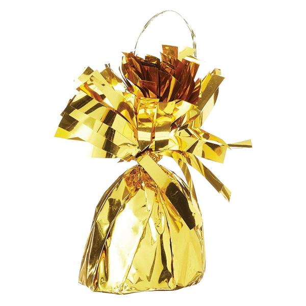 Balloon Accessories | Gold Metallic Wrapped Balloon Weights (Pack Of 12) Balloon Accessories Balloon Accessories