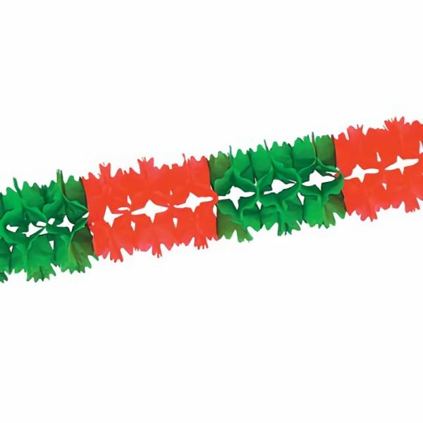 Garlands | Red And Green Pageant Garland (Pack Of 12) Garlands Garlands