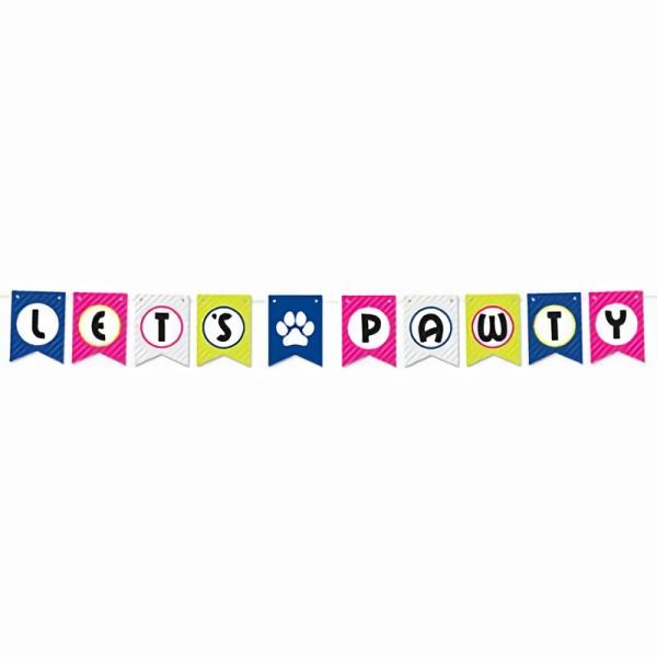 Streamers & Banners | Let’s Pawty Streamer (Pack Of 12) Hanging Decorations Streamers & Banners