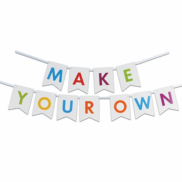 Streamers & Banners | Letter Streamer Kit (Pack Of 12) Hanging Decorations Streamers & Banners