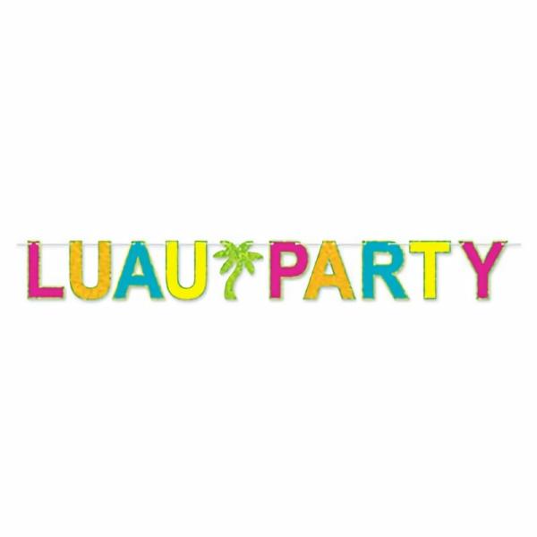 Streamers & Banners | Luau Party Streamer (Pack Of 12) Hanging Decorations Streamers & Banners