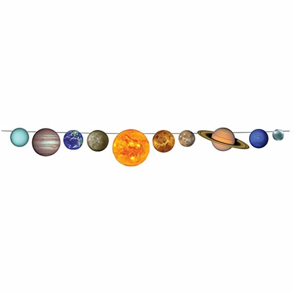 Streamers & Banners | Solar System Streamer (Pack Of 12) Hanging Decorations Streamers & Banners