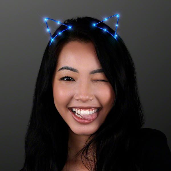 Headbands | Blue Starlight Cat Ears Headbands (Pack Of 12) Headbands Headbands