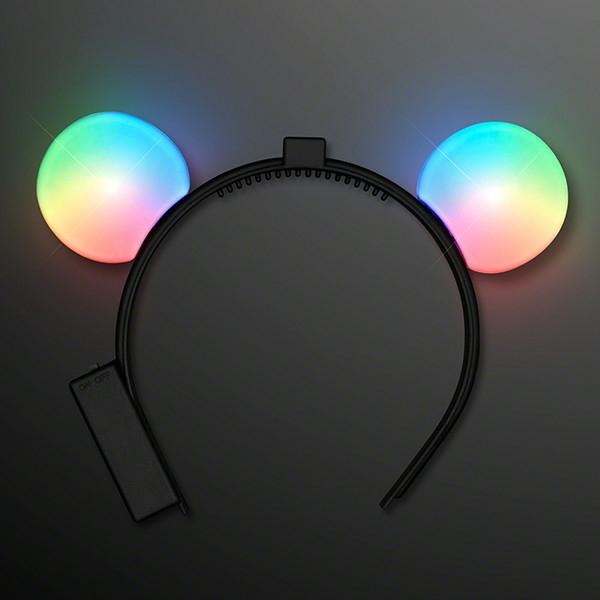 Headbands | Color Change Led Mouse Ears Headbands (Pack Of 12) Headbands Headbands