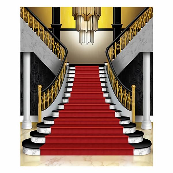 Backdrops | Grand Staircase Insta-Mural Photo Op (Pack Of 6) Backdrops Backdrops