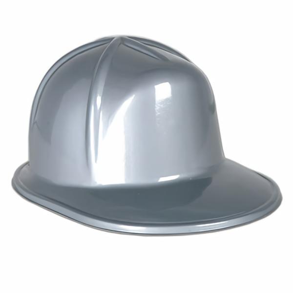 Party Hats | Silver Plastic Construction Helmet (Pack Of 48) Headwear Party Hats