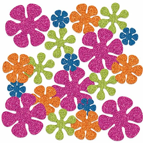 Confetti | Retro Flower Deluxe Sparkle Confetti (Pack Of 12)